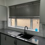 Black Faucet and Kitchen Sink installation as part of Kitchen Renovation project in Northampton