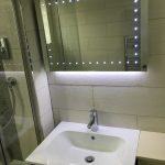 LED Mirror installation as part of Shower Room Renovation project in Wellingborough